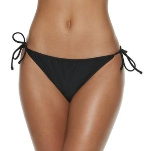 Breaking Waves Side Tie Hipster Swim Bottoms